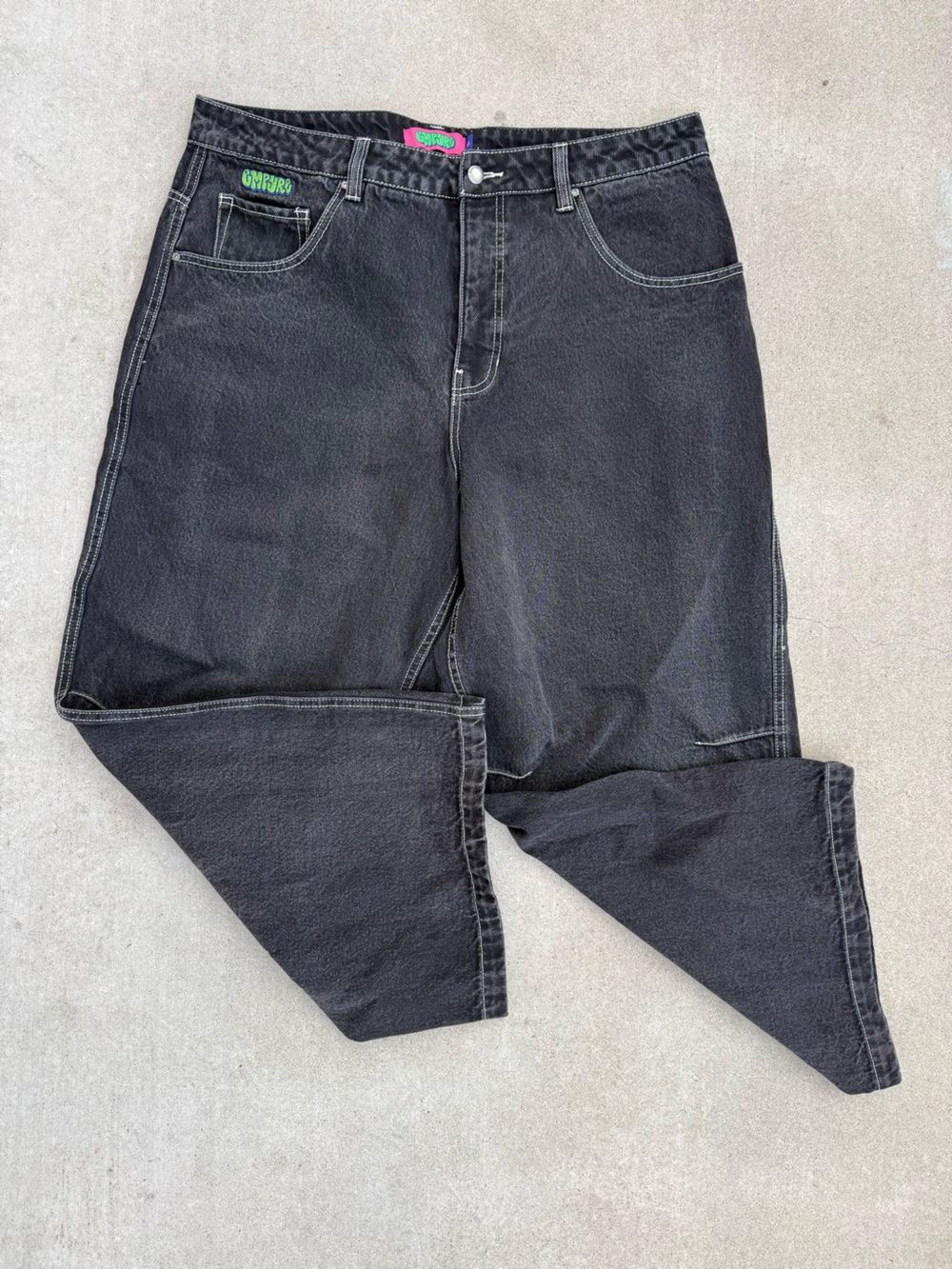 Empyre Boxcar Extent Wide Leg Denim Jeans (Size 16)